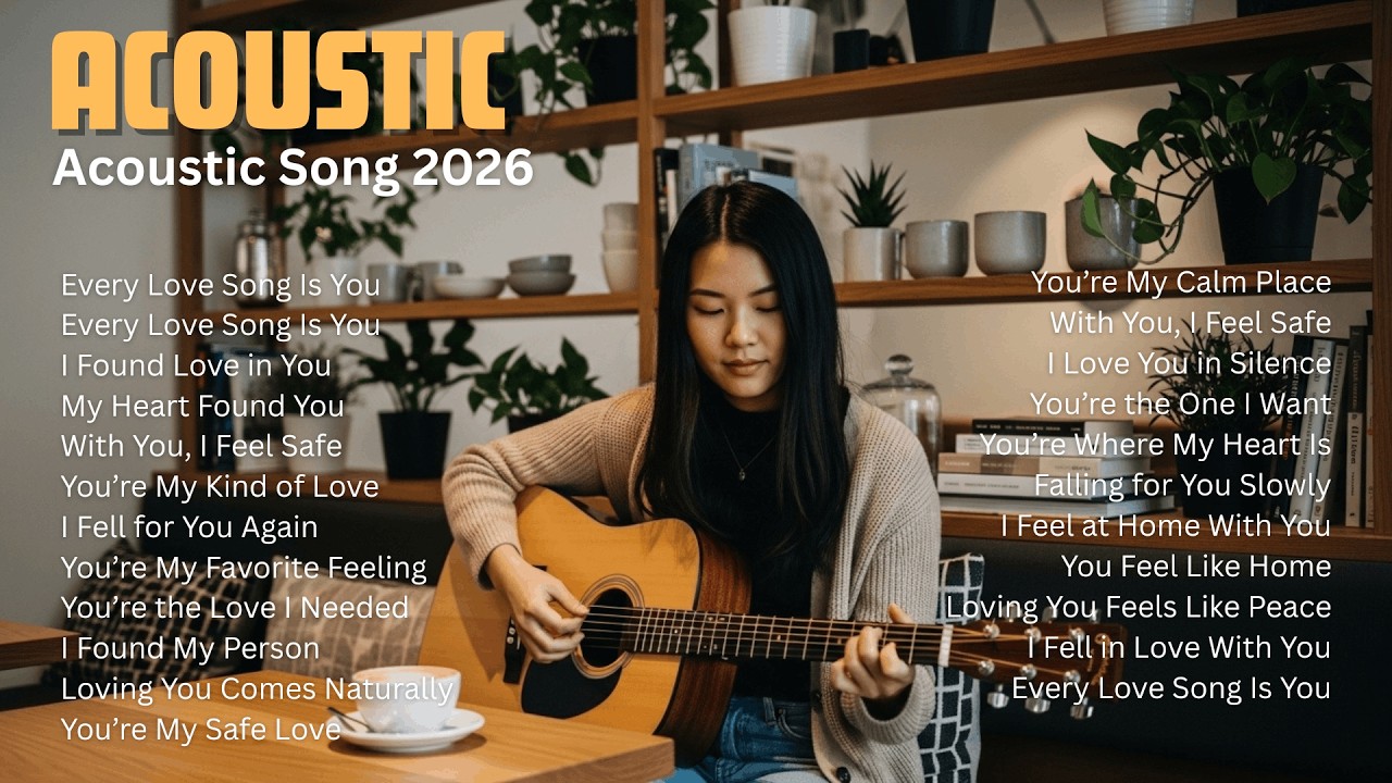 Top Acoustic Music 2026 🌹 English Acoustic Love Song  Late Night Healing Playlist 2026  ~ Adele
