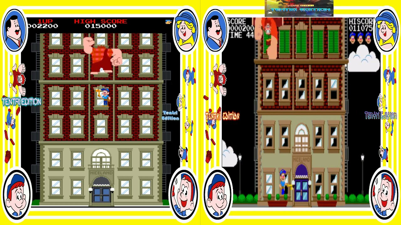 Fix-It Felix Jr. Arcade Comparison