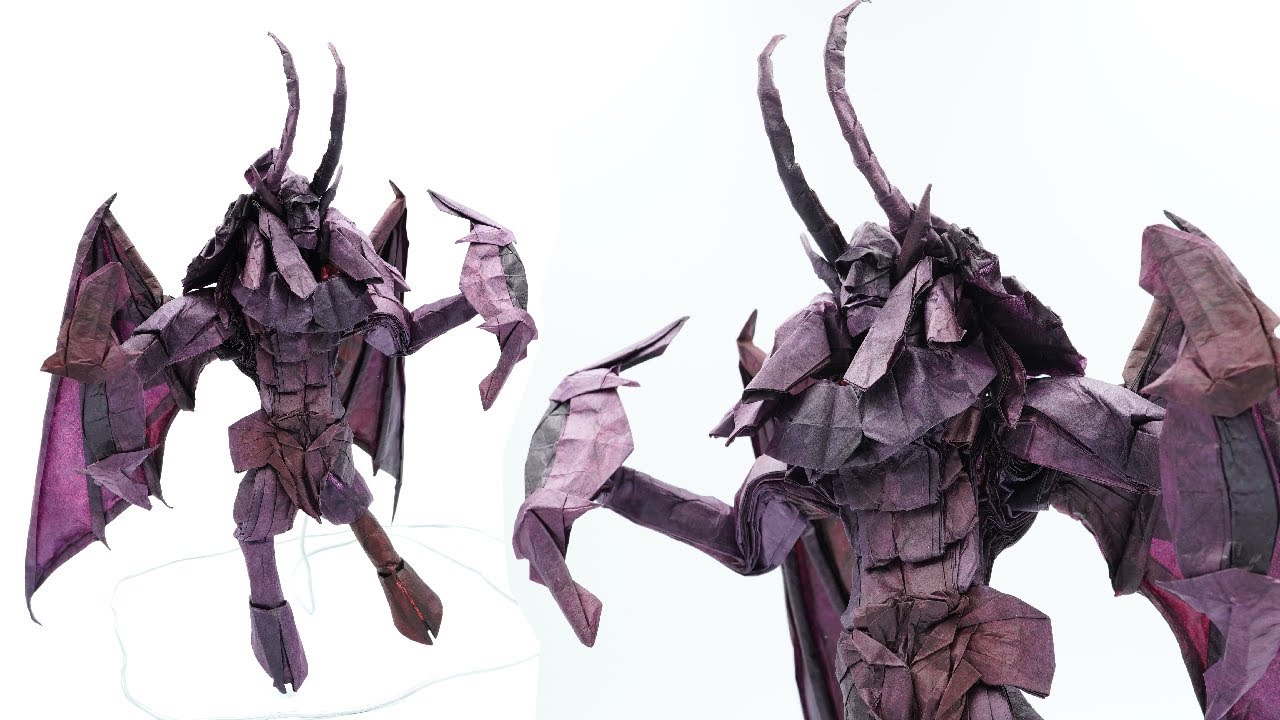 The Making Of An Origami Illidan Stormrage [Soma Cruz] Official Video - FearlessFlourish
