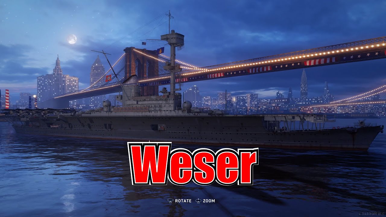 Meet The Weser! Tier 5 German Carrier (World of Warships Legends Xbox Series X) 4k