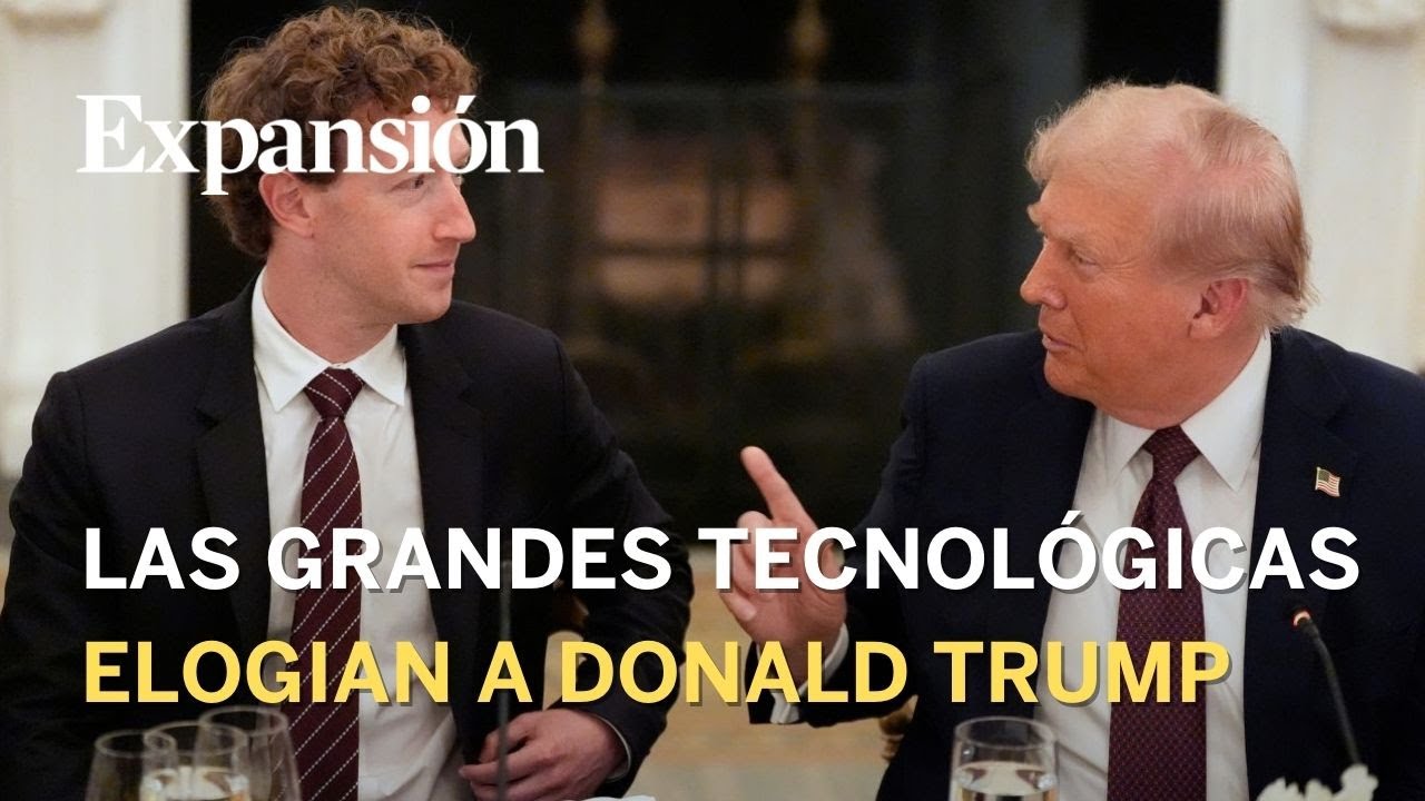 Los gigantes tecnológicos se turnan para elogiar a Trump en una cena en la Casa Blanca