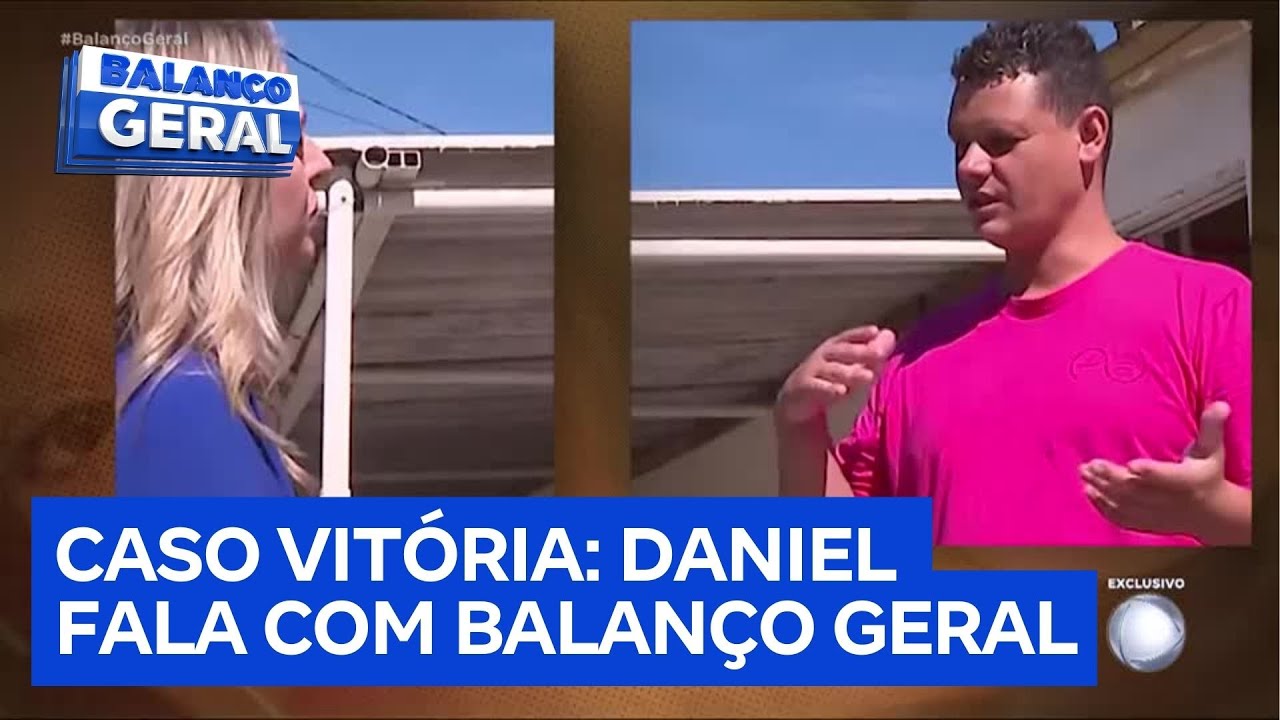 Exclusivo: Daniel, suspeito de envolvimento no caso Vitória, concede entrevista ao Balanço Geral