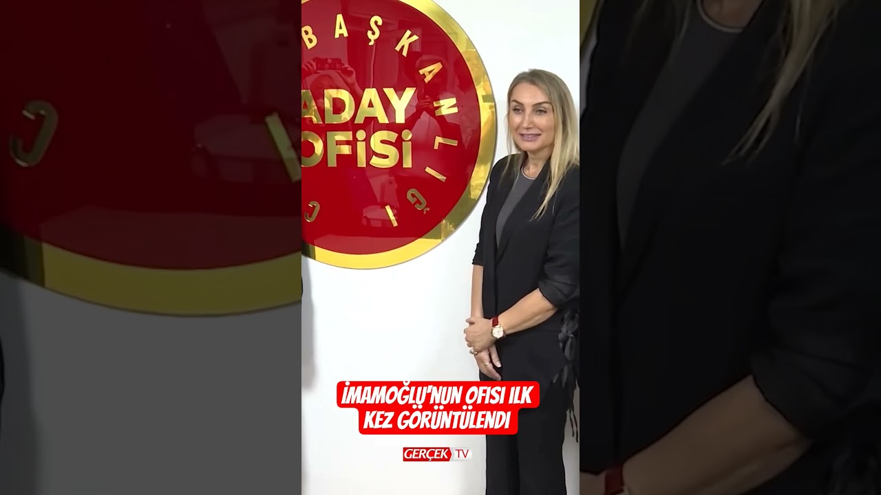 CHP'nin Cumhurbaşkanı Adayı Ekrem İmamoğlu'nun Cumhurbaşkanlığı Aday Ofisi ilk kez g&ouml;r&uuml;nt&uuml;lendi