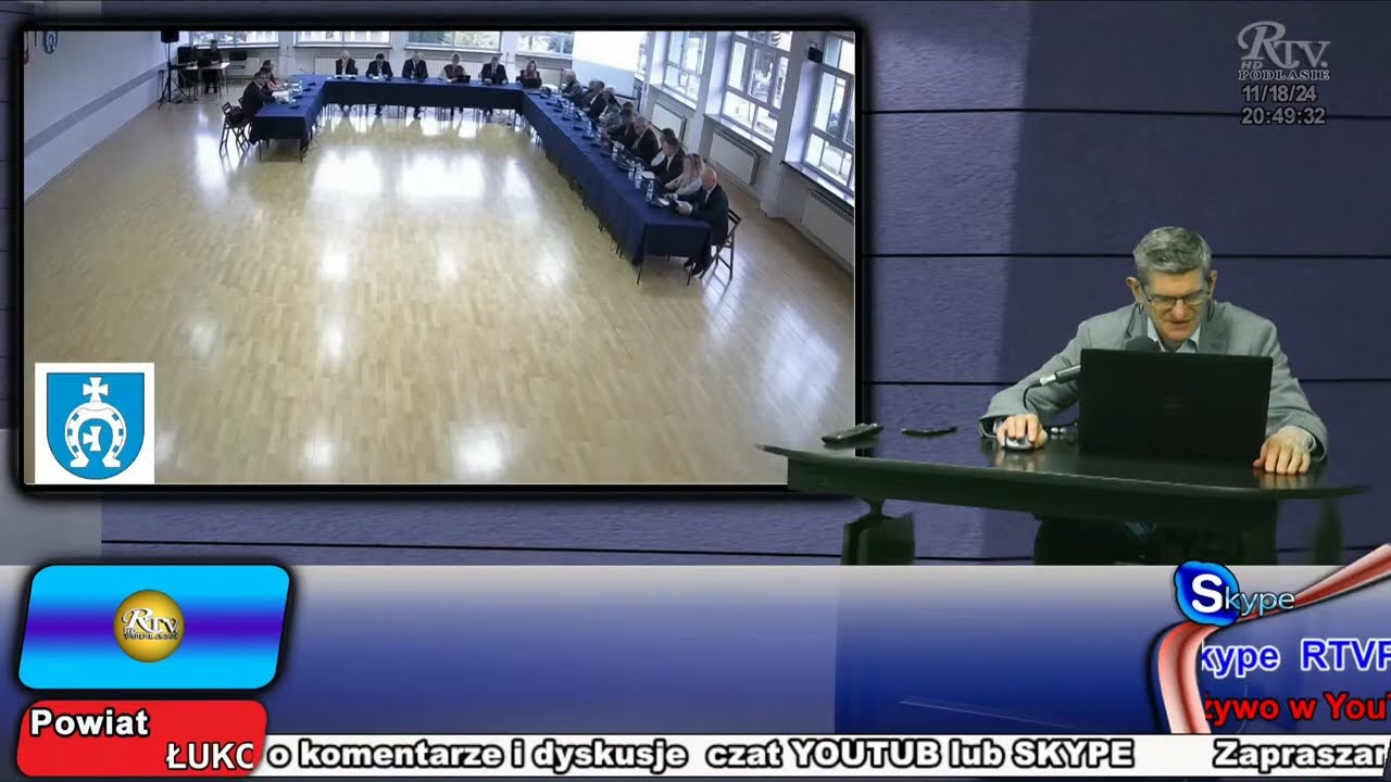 Program na żywo ,,wiecz&oacute;r z Regionalna TV. Podlasie