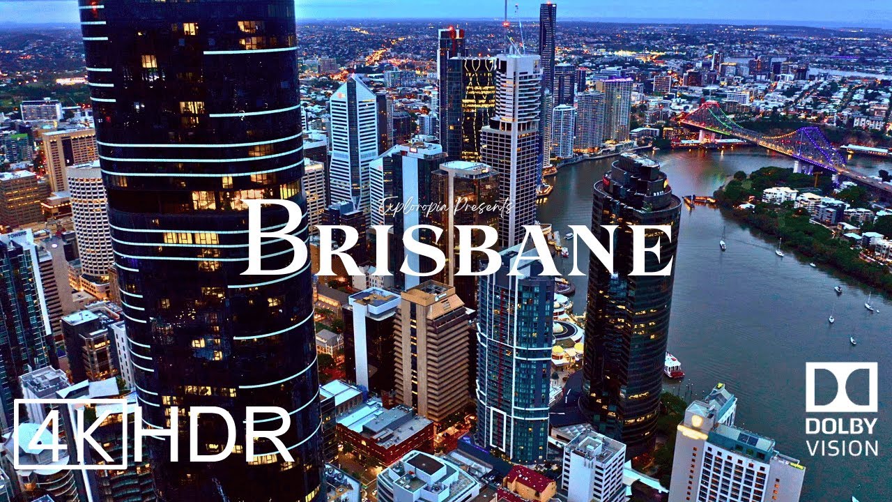 Brisbane, Australia 🇦🇺 in 4K HDR ULTRA HD 60 FPS Dolby Vision™ Drone Video