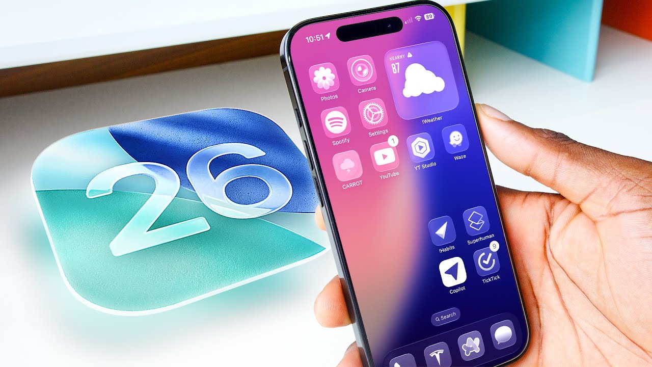 Практический обзор iOS 26: Жидкое стекло!