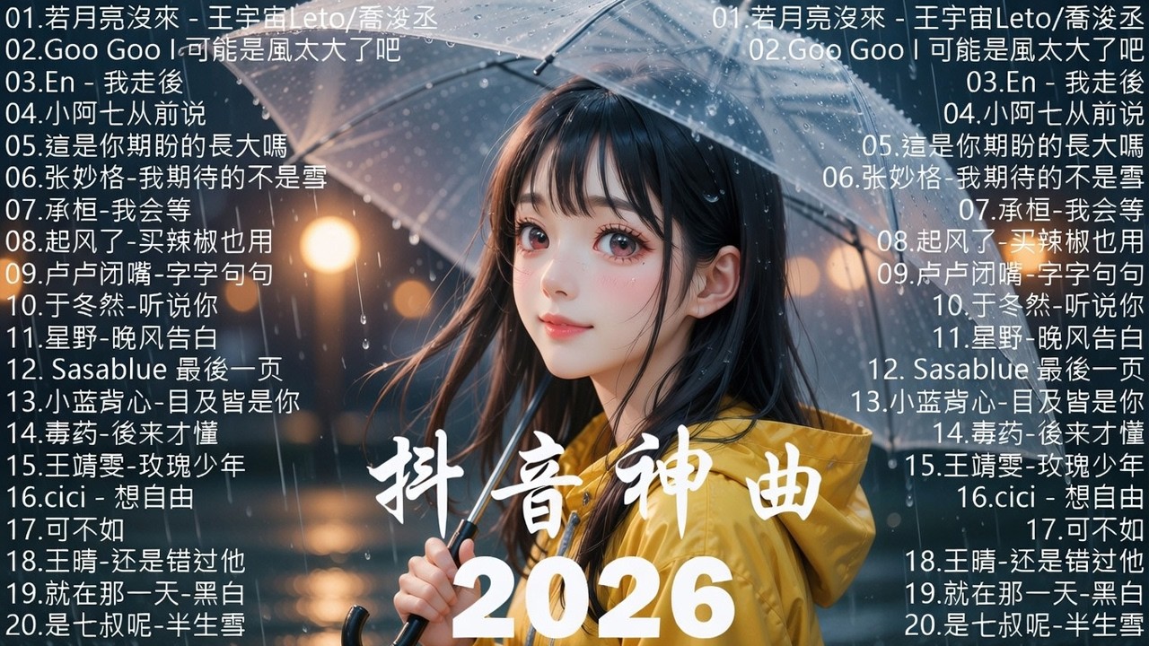 2026抖音最最最火 【2026抖音热歌】💥 douyin 抖音歌曲2026 🎵 抖音2026 最火💋 三月 熱門歌曲最火🔥2026流行歌曲【抖音破億神曲】大陸流行歌曲 2026