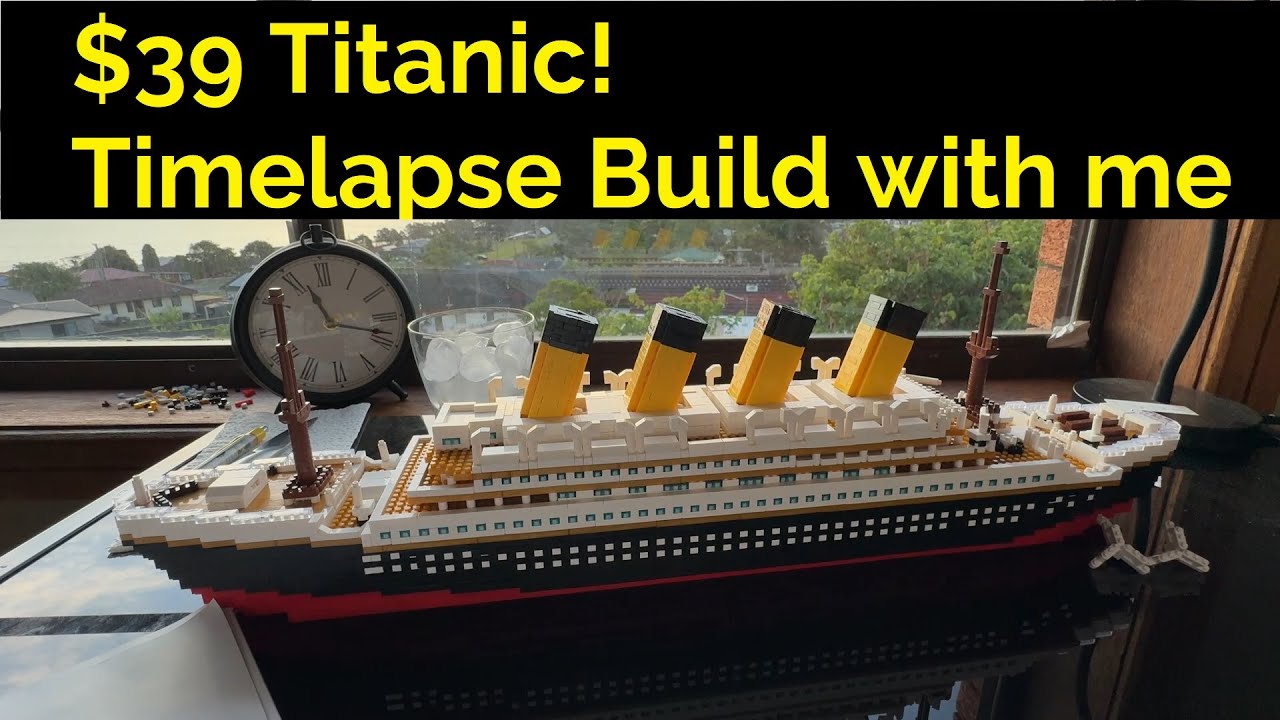 Building the RMS Kmart Titanic (Anko mini blocks cruise ship)