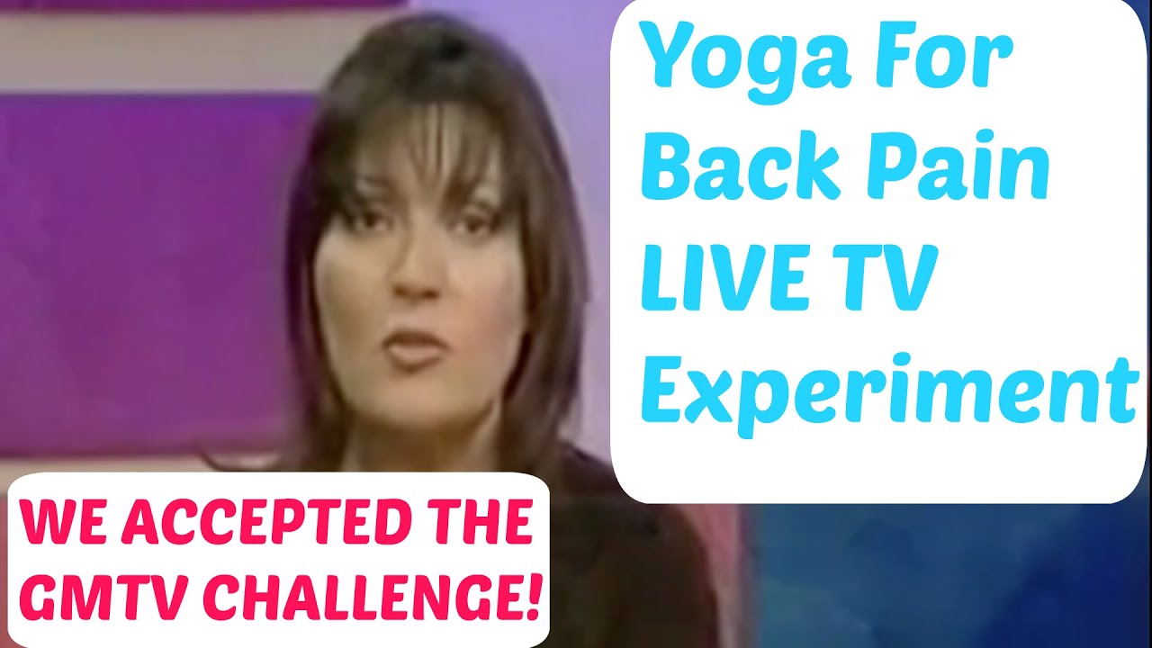 GMTV Back Pain Experiment
