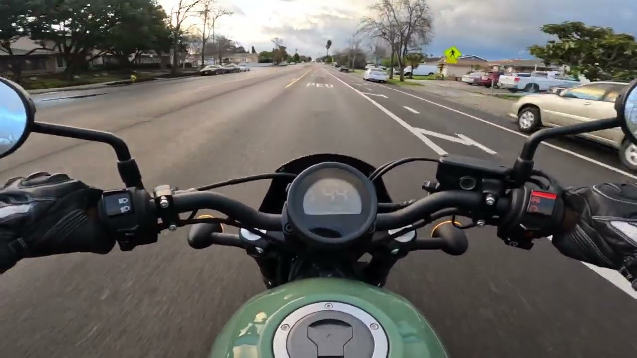 2022 Honda rebel 500 - ride around my neighborhood