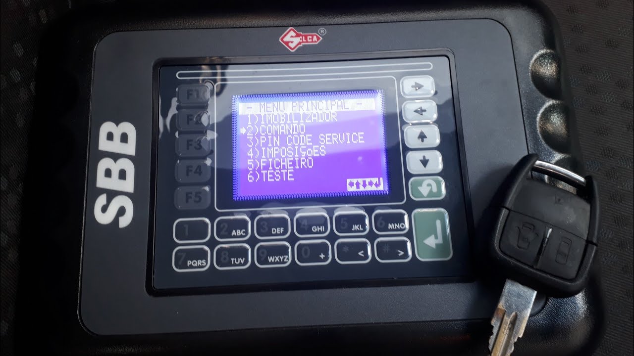 Gravação telecomando gm com a SBB.
