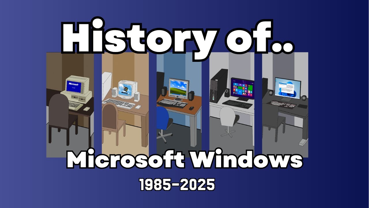✨History of Microsoft Windows (1985-2025)✨ #history