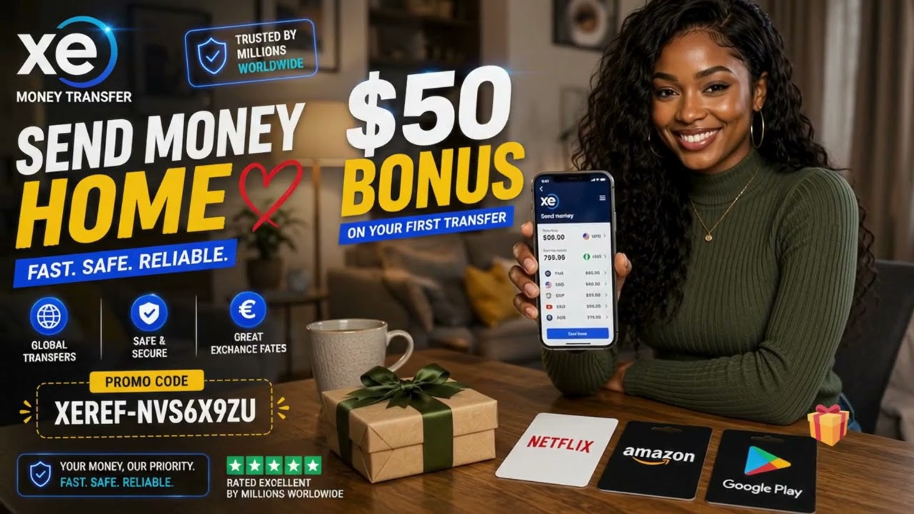 Get &euro;50 FREE Just for Sending Money Abroad with XE Money