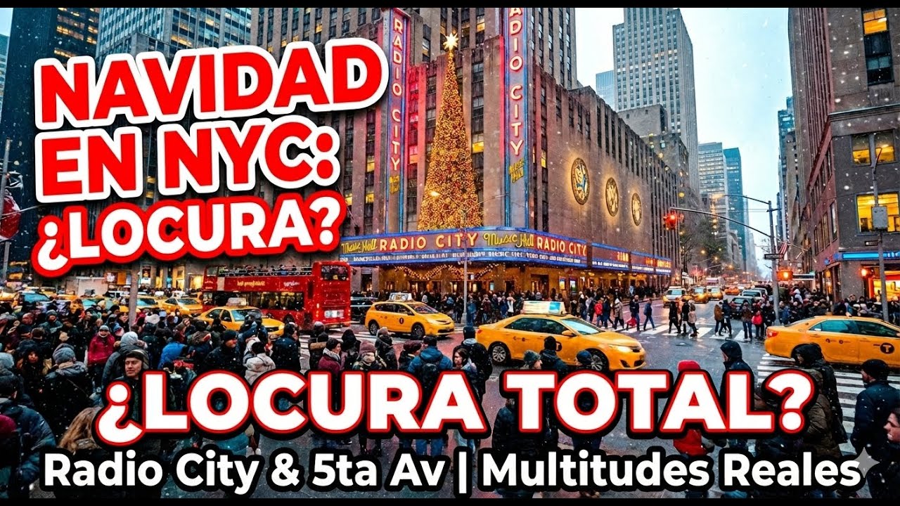 Luces de Navidad en NYC: De Radio City a la 5ta Avenida (Lofi Walk)
