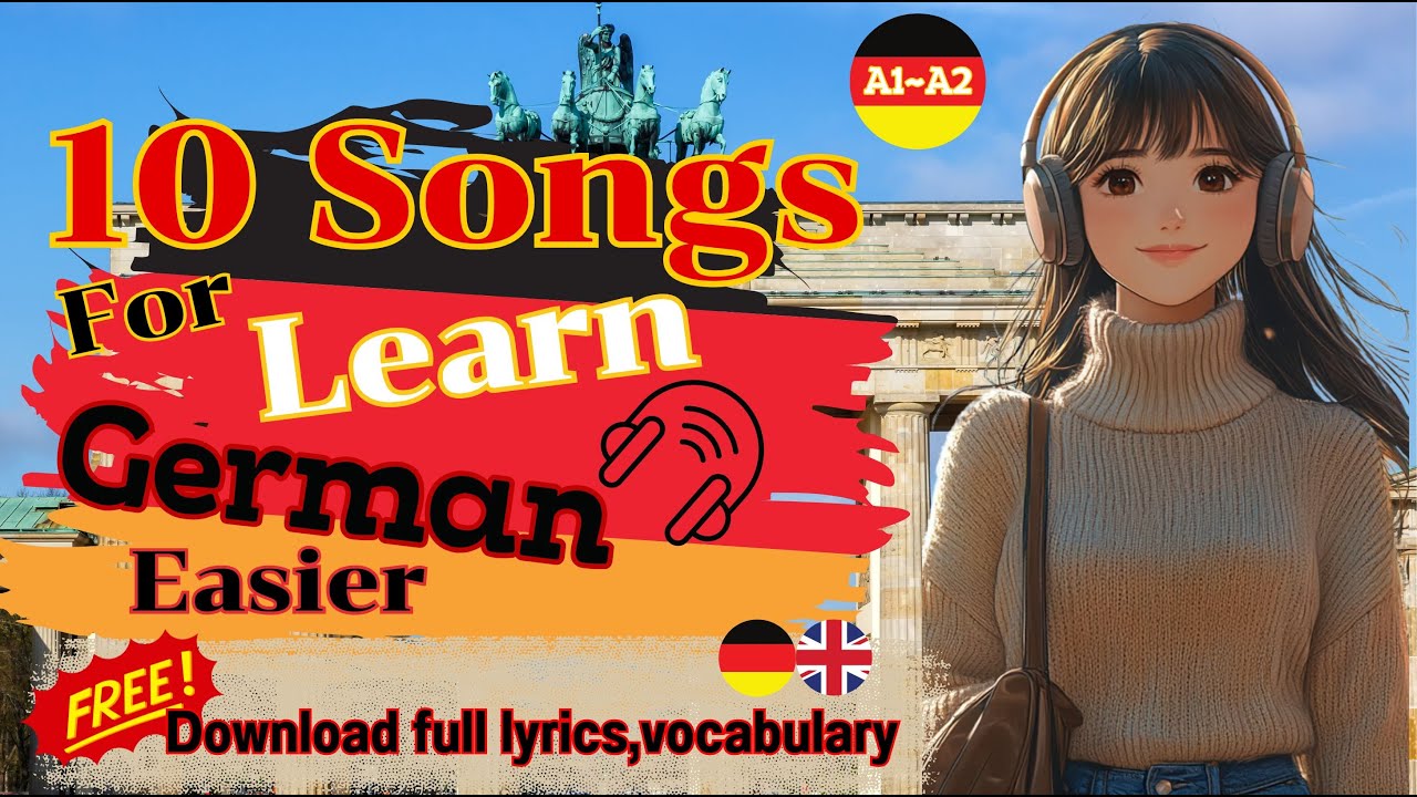 10 Chill German Songs for Everyday Life &ndash; A1&ndash;A2 | Learn German Through Music