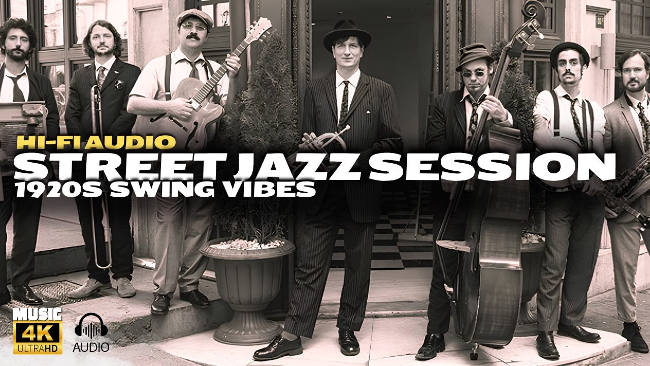 JAZZ STREET MUSIC | Enjoy the Background While Listening to Jazz Music | 4K UHD Video