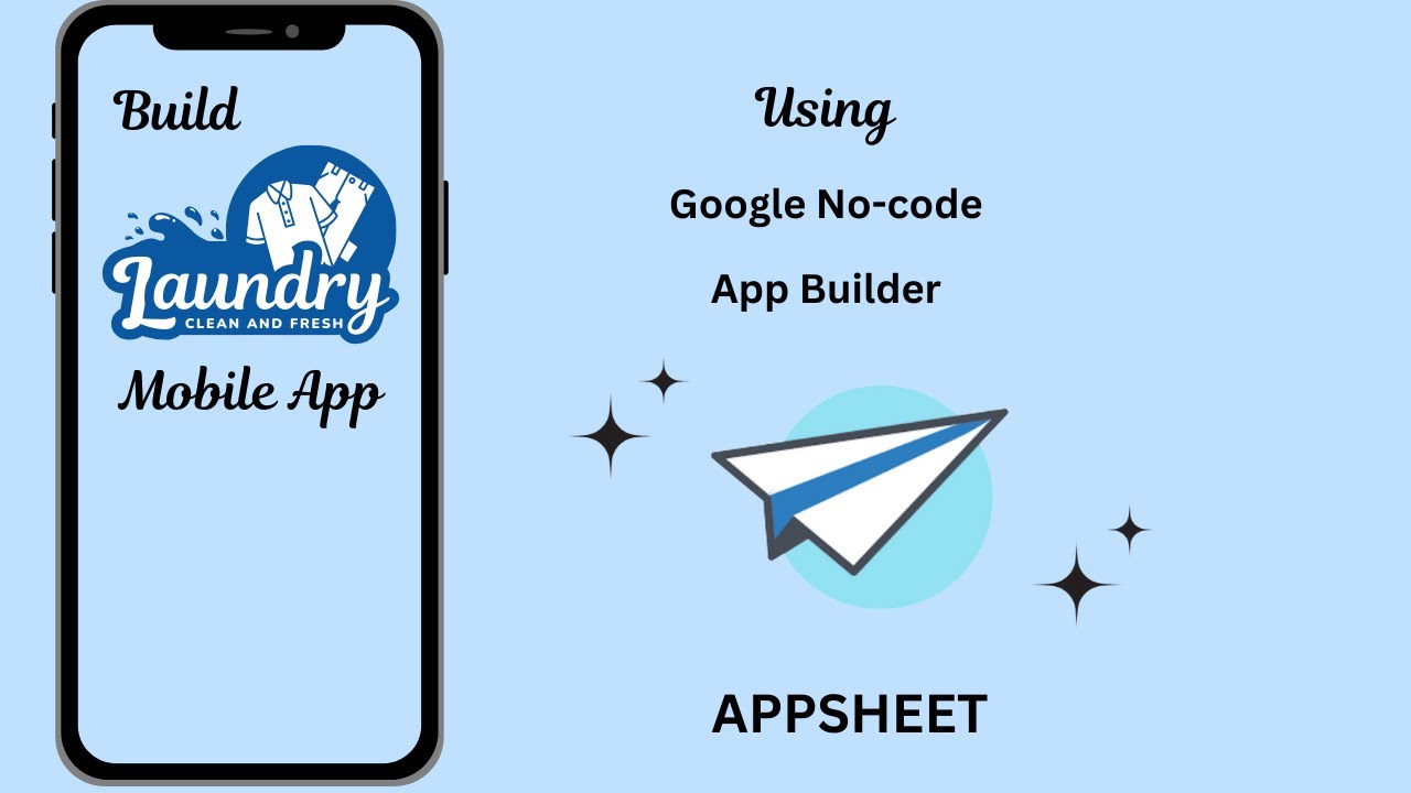 Laundry and Cleaning Service Mobile App Built with Google No-code App building platform, AppSheet.