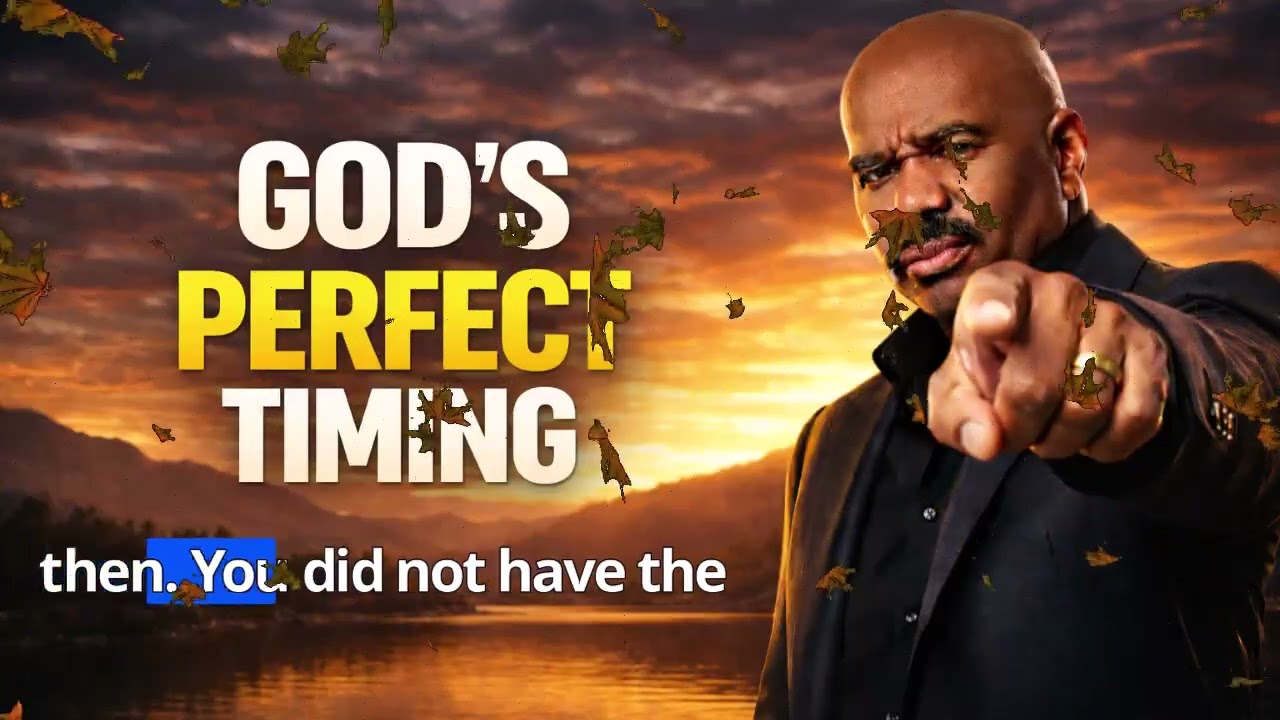 GOD'S PERFECT TIMING | Steve Harvey Motivational Speech
