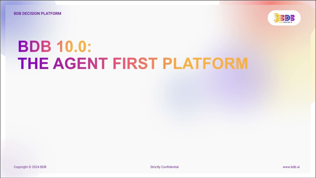 Introducing BDB 10.0: The Agent-First Data Analytics & AI Platform