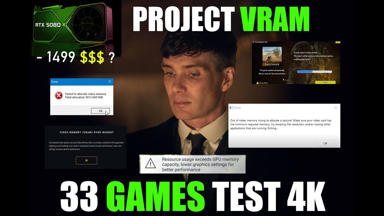 Is 16GB VRAM Already TOO SMALL for the RTX 5080 in 2025 ? - 33 Games Tested @ 4K MAXED OUT