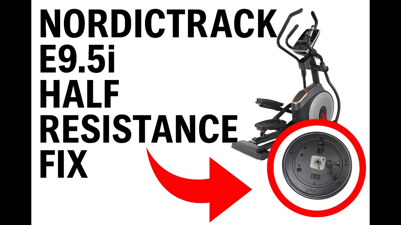 Nordictrack E9.5i Elliptical Eddy Mechanism Half Resistance (No Unnecessary Dialogue)
