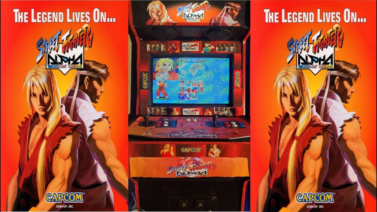 Street Fighter Alpha 1 Arcade(1995) Ken Long-Playthrough(4K)
