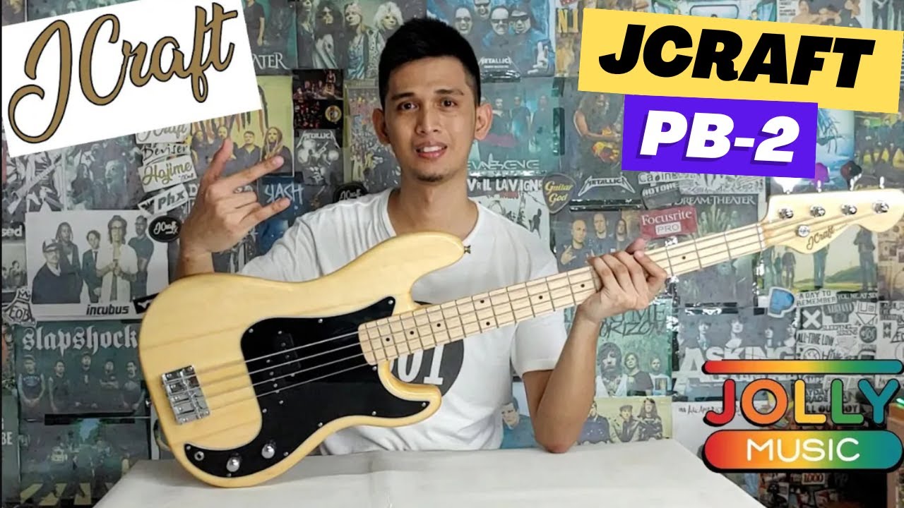 JCraft PB-2 4-String Bass(Unboxing and Review)
