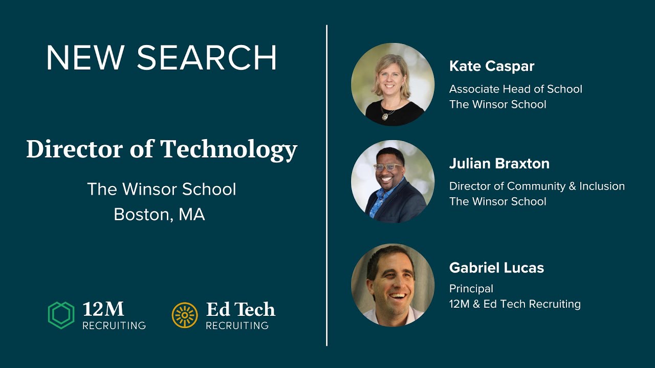 New Search - Interview with the Leadership Team at The Winsor School
