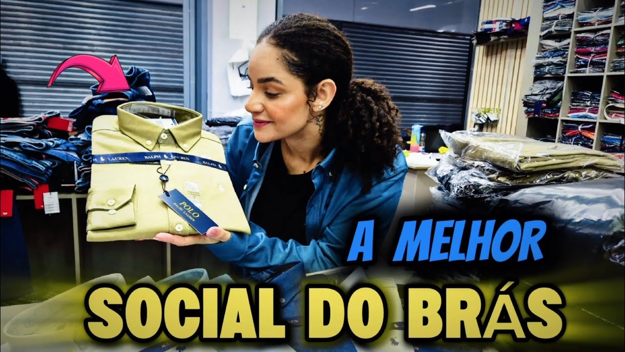🔥 CAMISA SOCIAL PREMIUM no Atacado 💥 O FORNECEDOR do Brás que TODO MUNDO PROCURA!