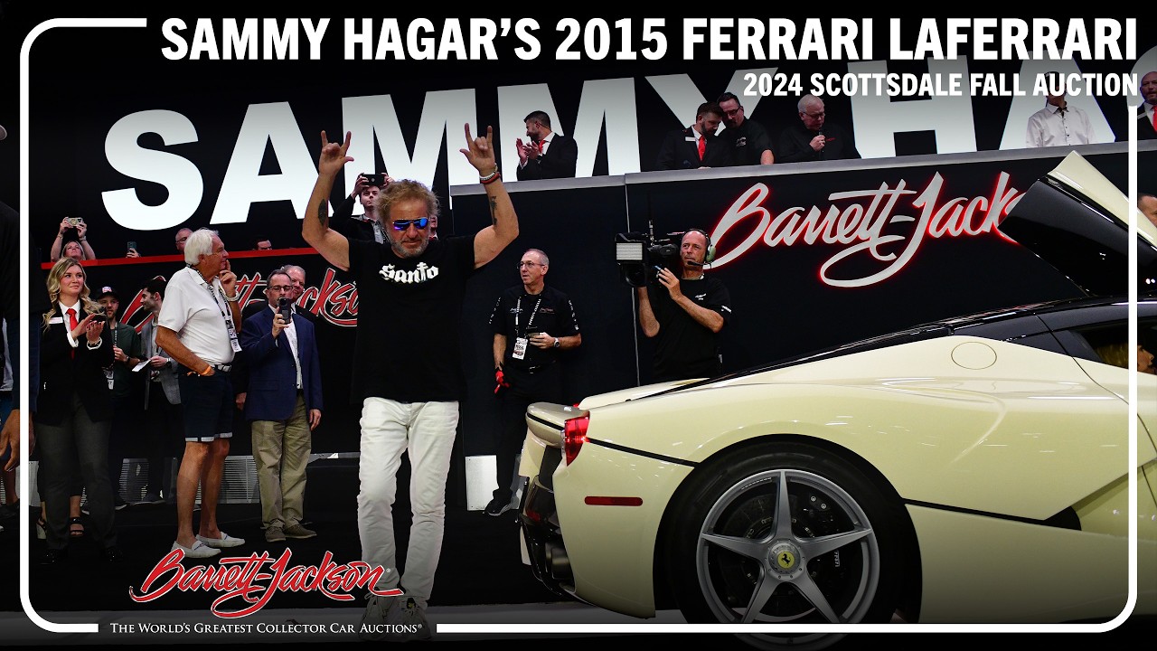 SOLD! Sammy Hagar's 2015 Ferrari LaFerrari - BARRETT-JACKSON 2024 SCOTTSDALE FALL AUCTION