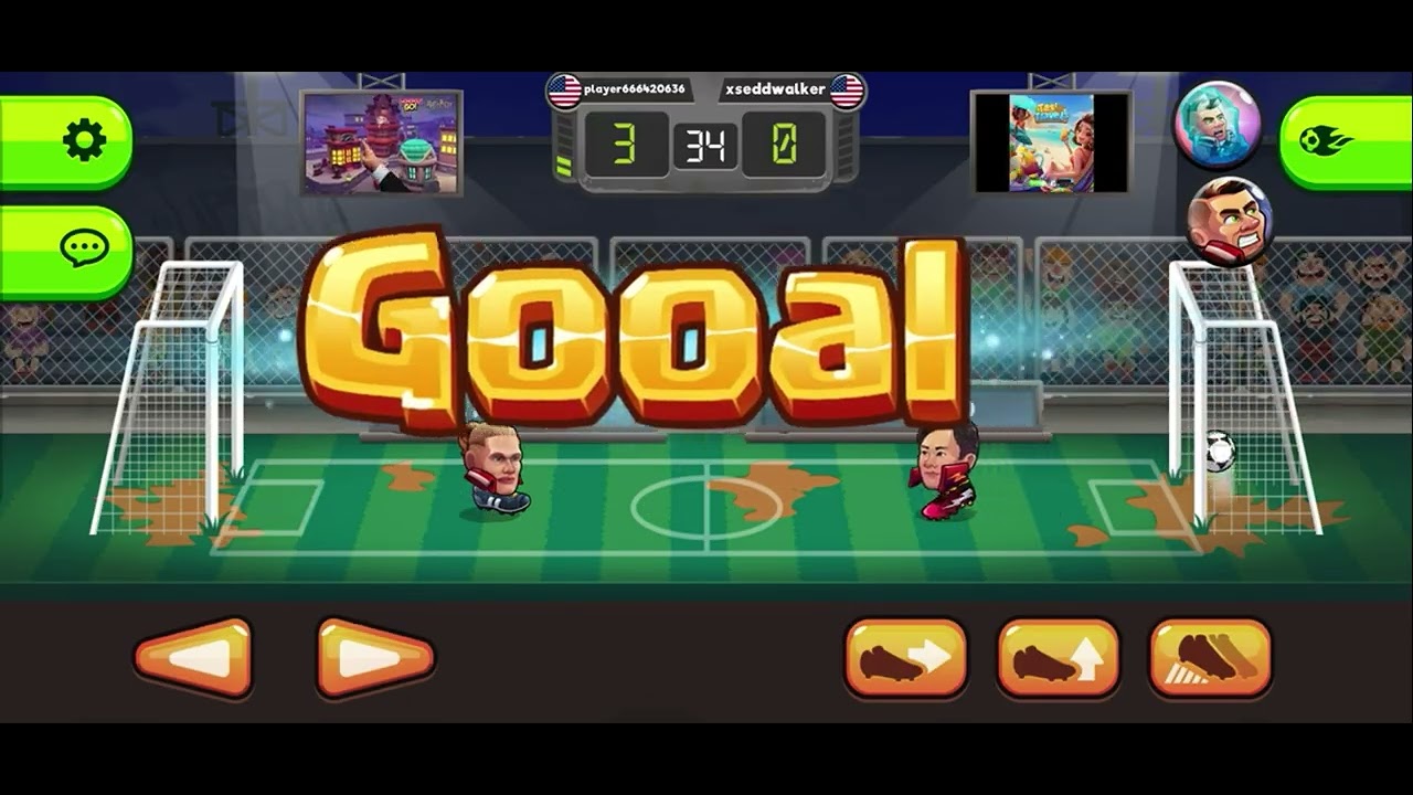 Head Ball Funny Soccer Game I Win Again Gameplay