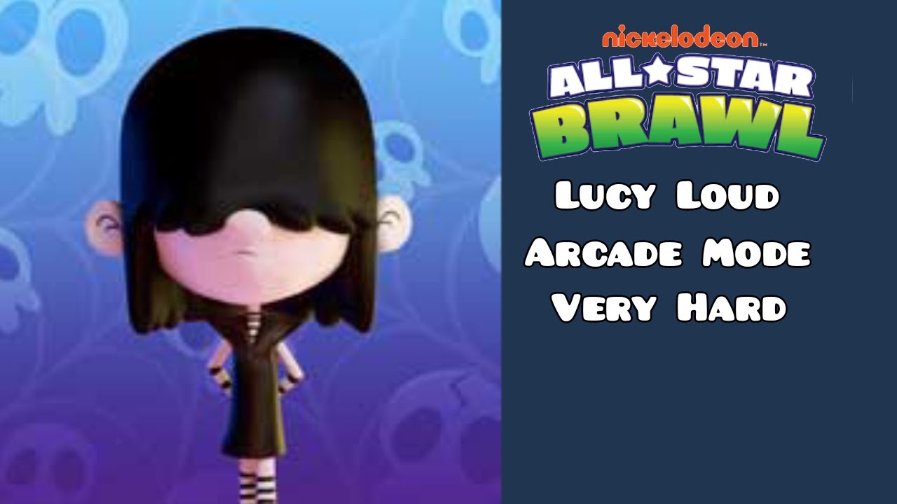 Nickelodeon All Star Brawl - Arcade Mode with Lucy Loud (Very Hard)