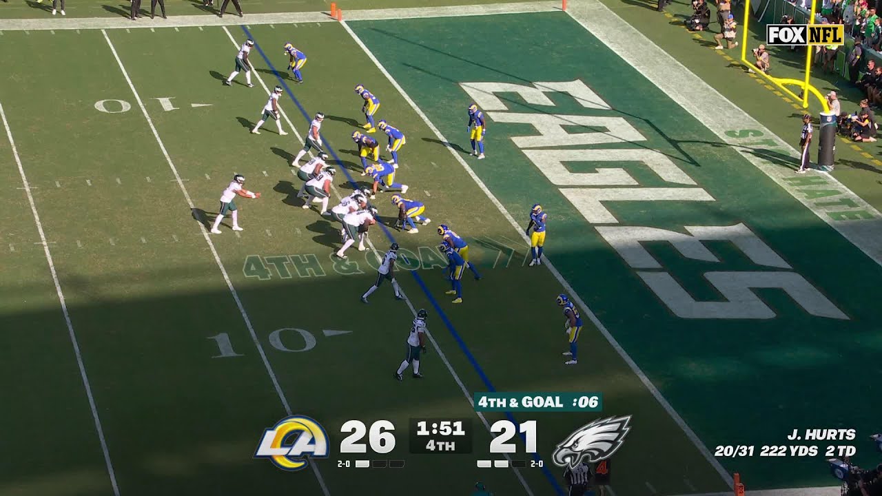 Jalen Hurts to DeVonta Smith to take the lead