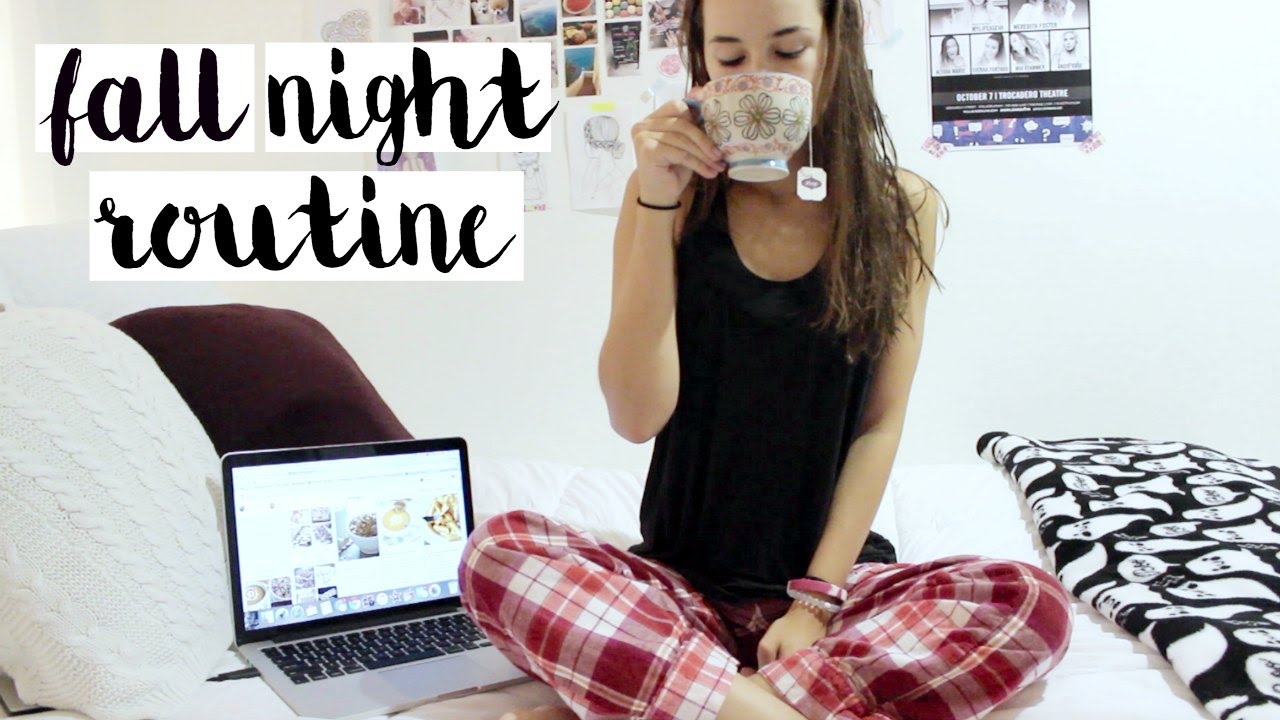 My Fall Night Routine! | Reese Regan