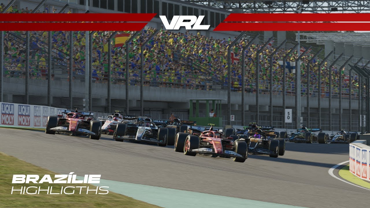 Velká Cena Brazílie Highlights - R13 | VRL Tier 1 S2