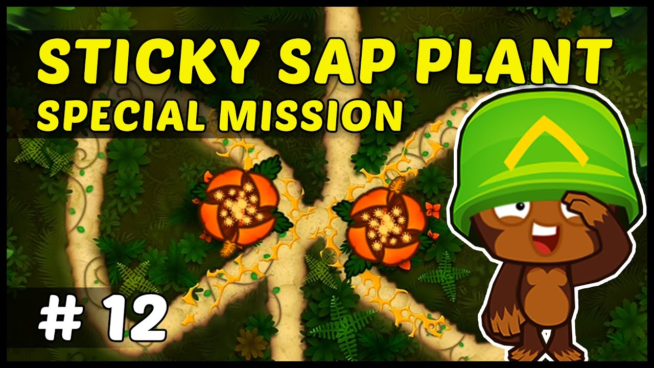 STICKY SAP PLANT SPECIAL MISSION - Bloons Monkey City - Episode 12