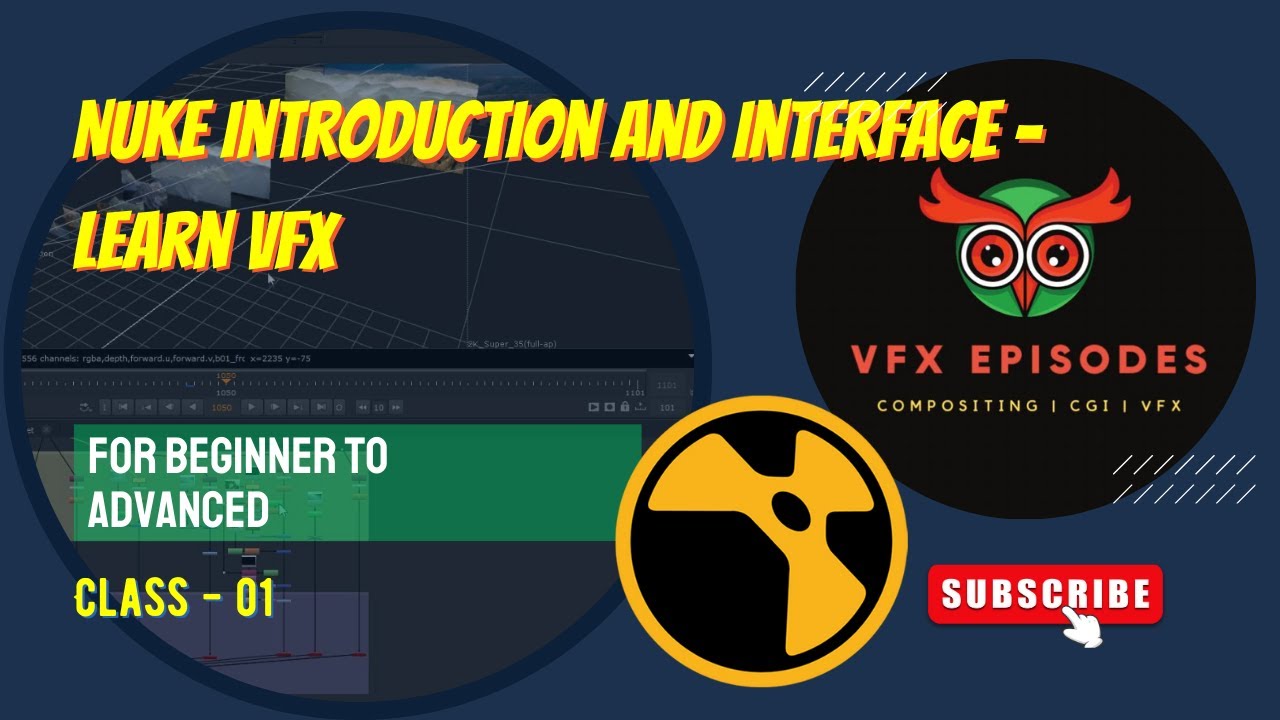 NUKE : How to use Nuke | Introduction and interface | vfx tutorial | Class 01