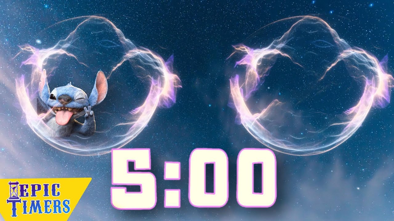5 Minute Music Timer of Stitch and Intergalactic Portal Ping-Pong!
