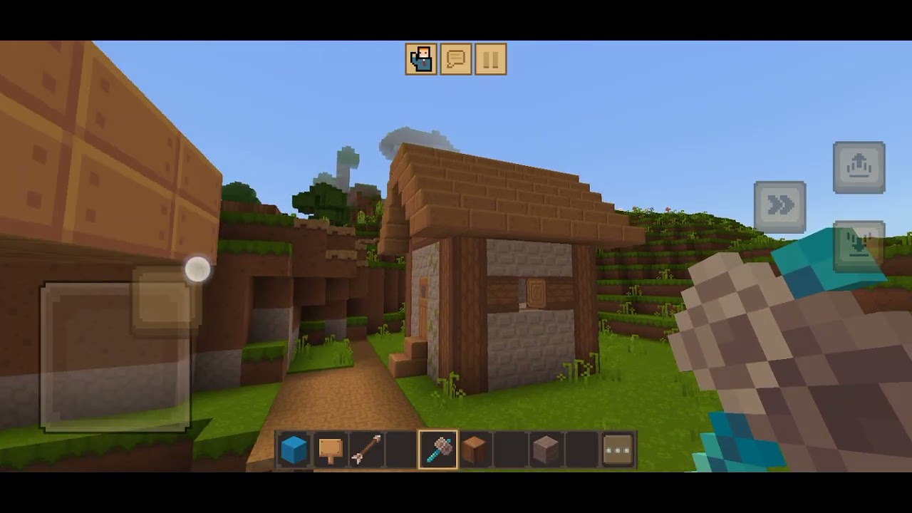 Mình xây mộ cho mi mi của mình trong Minecraft 