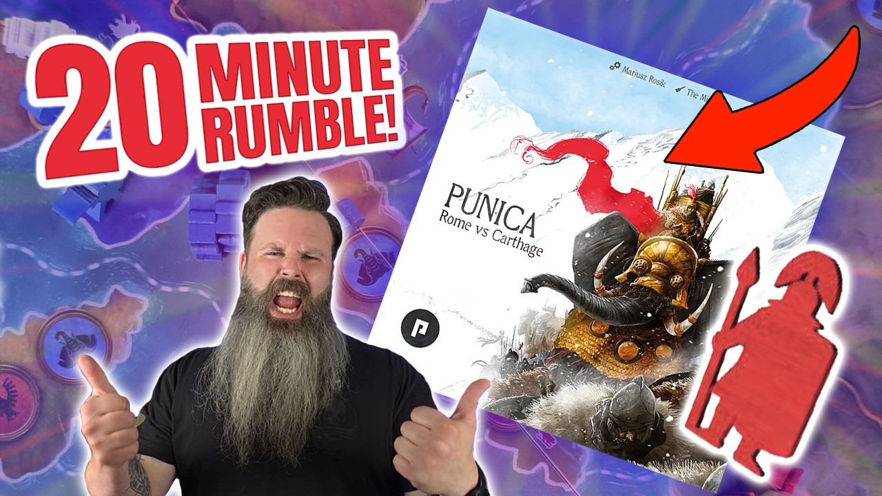 Быстро, весело и увлекательно! — Обзор настольной игры Punica: Rome vs Carthage (2025)