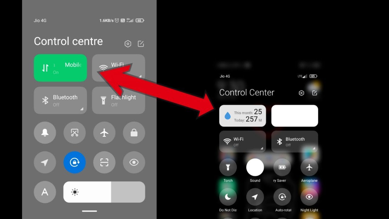 #how_to How to enable  miui 12 control center data usage without app