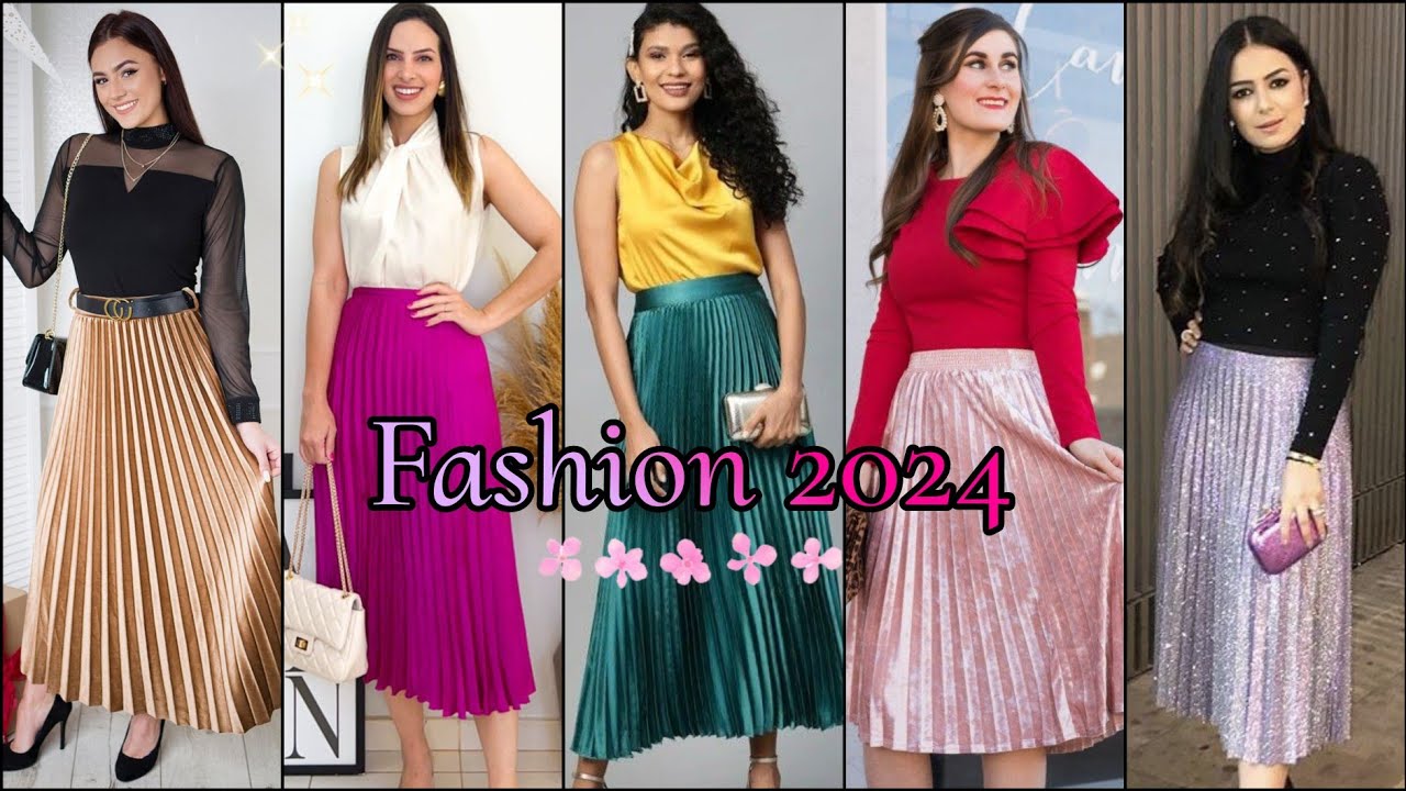 BELLOS OUTFITS CON FALDAS MIDI 🌸TENDENCIAS DE MODA 2024 💫