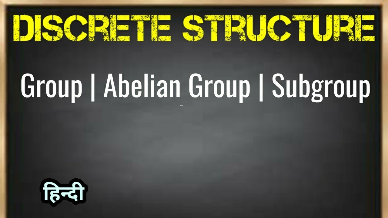 Group, Abelian Group, Sub Group ( Hindi) | Jayesh Umre