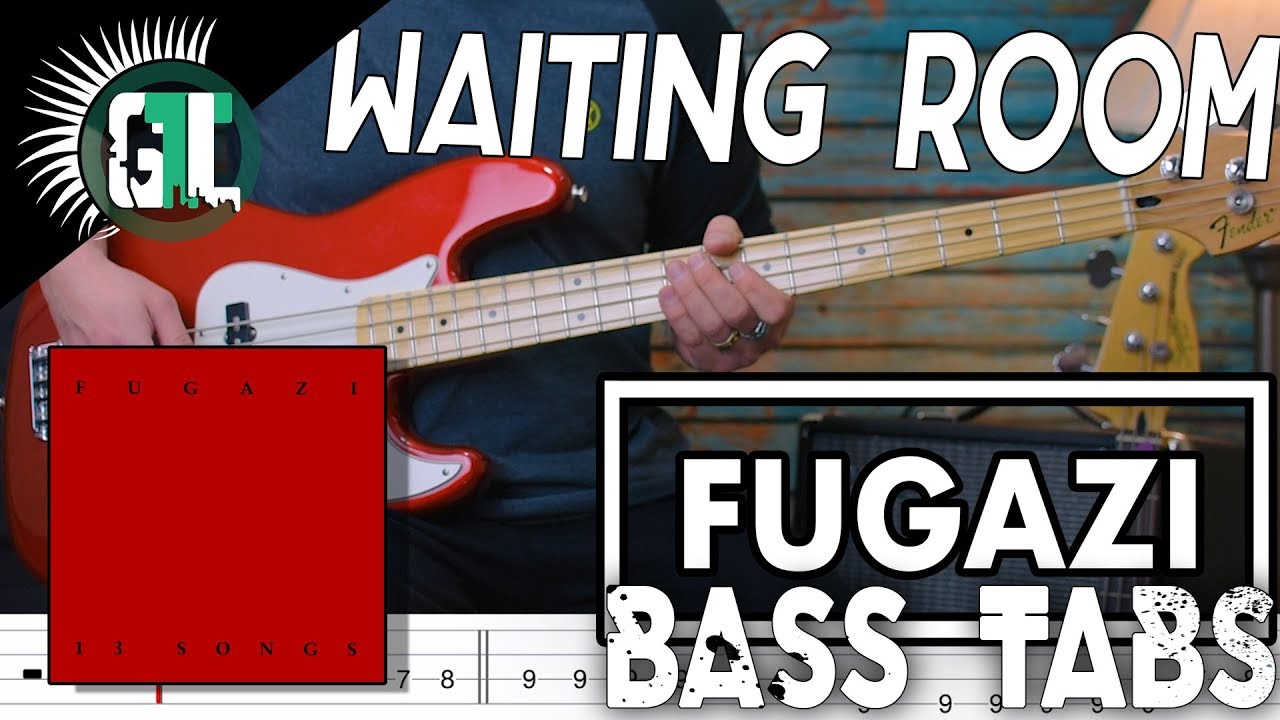 Fugazi - Waiting Room | Bass Cover With Tabs in the Video