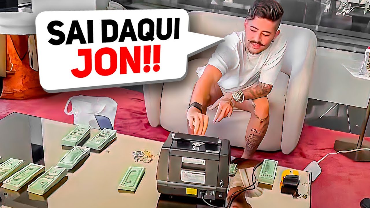 JONVLOGS FLAGROU RUYTER CONTANDO DINHEIRO