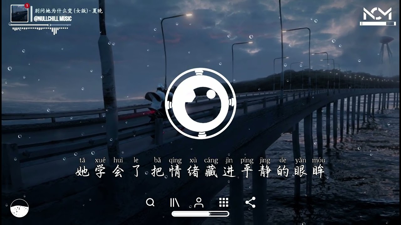 别问她为什么变 (女版) - 夏晚『她曾对谁都 掏心掏肺毫无保留，相信真心能 换来回馈和长久。』♪【動態歌詞MV】♪