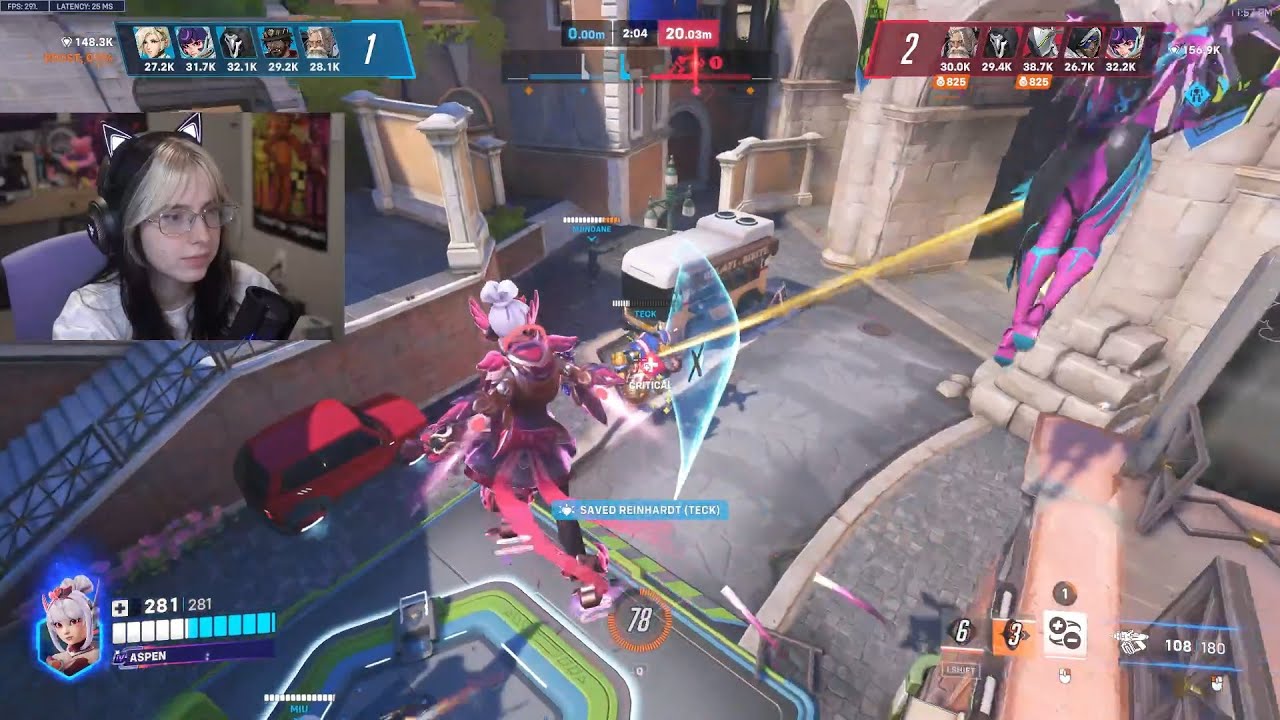 СТАДИОН - АСПЕН ДЖУНО OVERWATCH 2 СЕЗОН 16 ГЕЙМПЛЕЙ