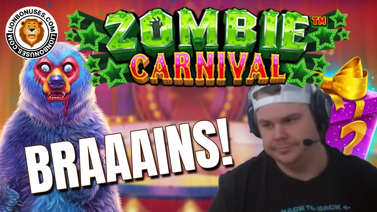 Zombie Carnival ★ Nani Needs More Brains ★ Vihislots Twitch Stream