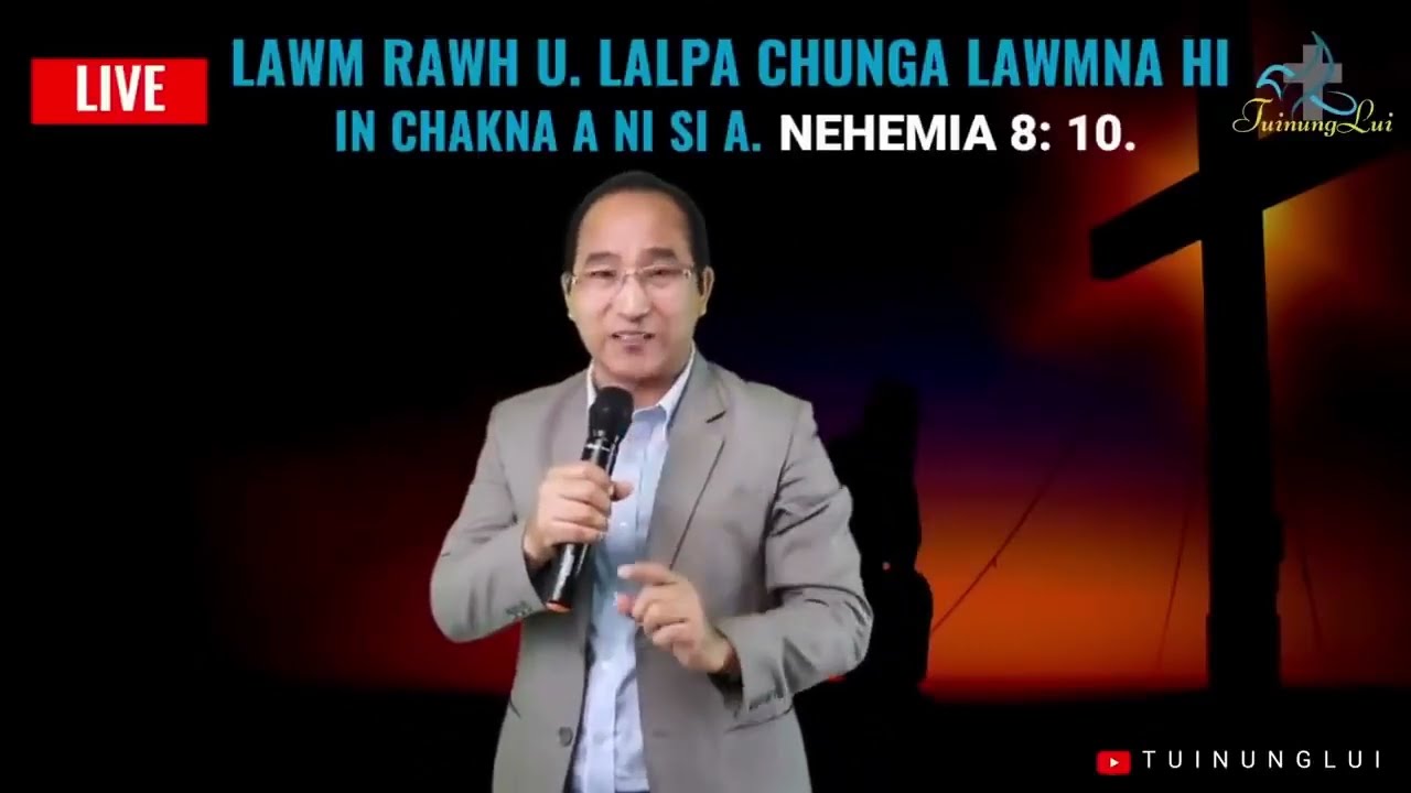 Pastor PL Thlenga Sermon mi tam tak in hmuhchhuahna kha