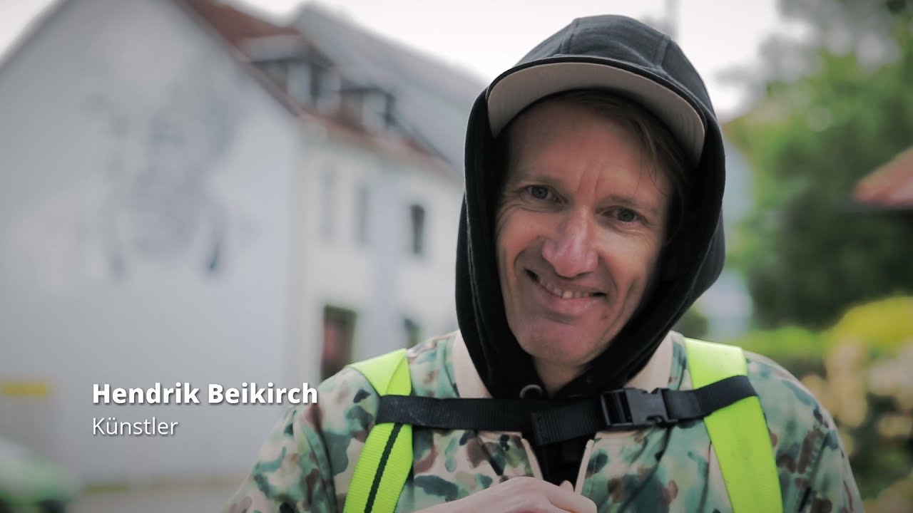 Urban Art: Hendrik Beikirch in Schiffweiler